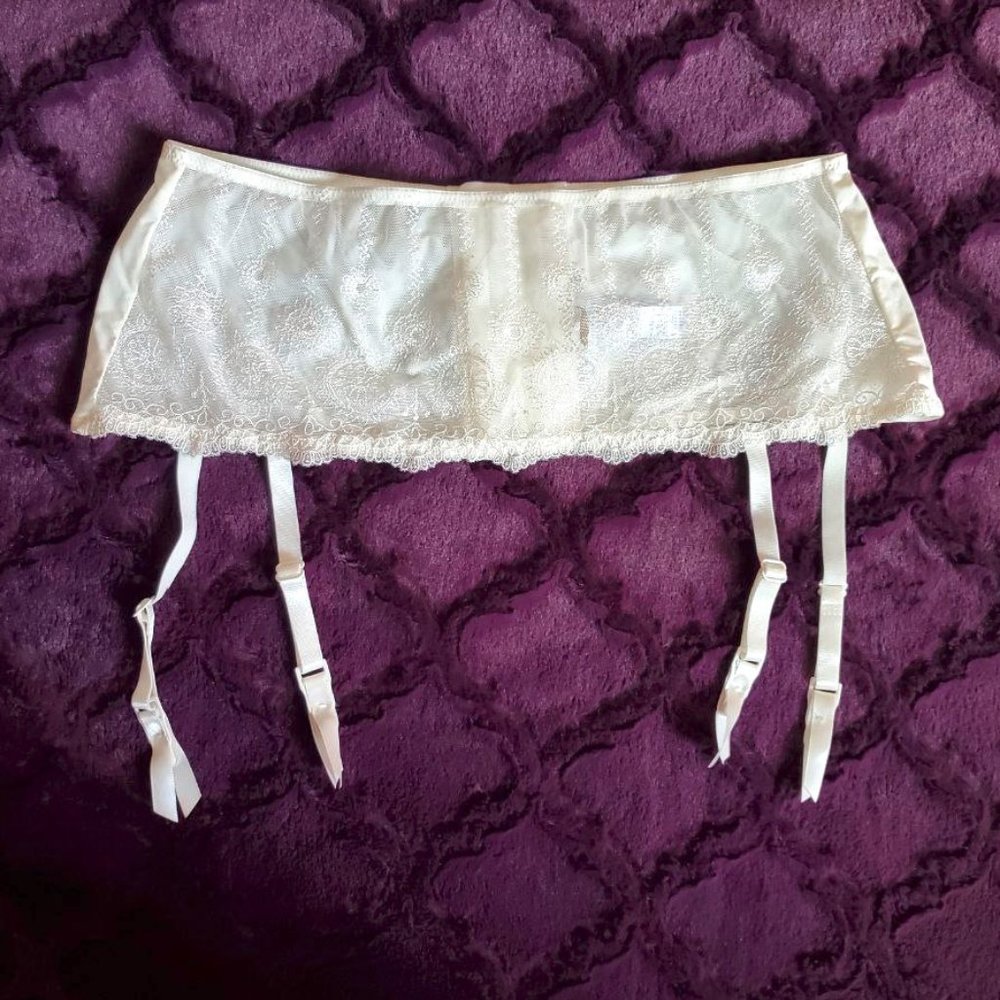 Palmers Lace High Waist Garter Belt